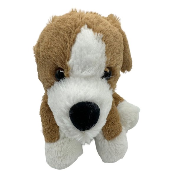 Warmies HTF‎ Microwaveable Soft Brown & White Dog Plush Lavender Stuffed Animal - Picture 5 of 6